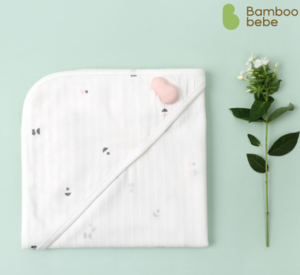 Bamboobebe 竹貝貝竹纖維新生兒包巾