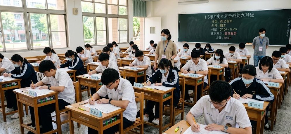 統測跟學測考試