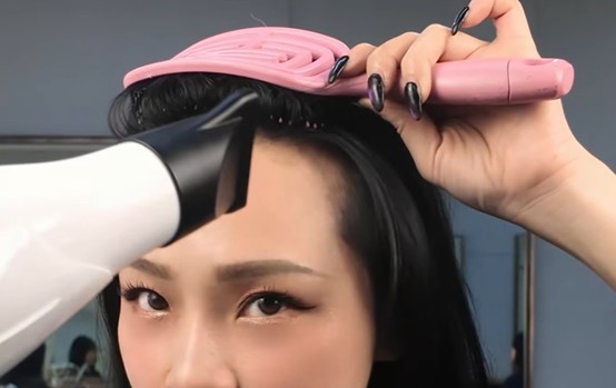 (冷風定型)