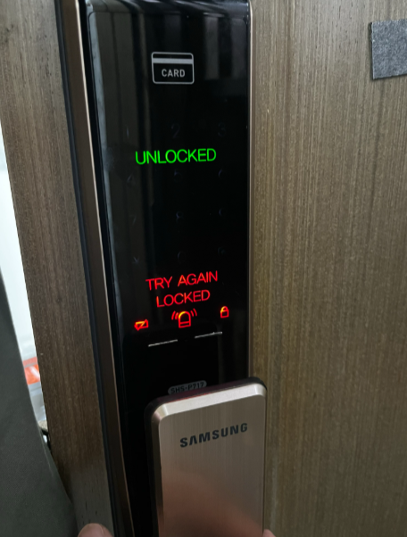 電子鎖沒電提醒